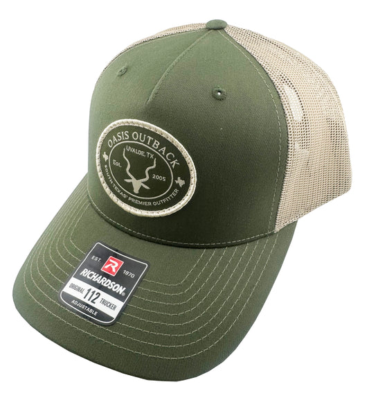 Oasis Outback 112FP Split Olive/Tan Hat