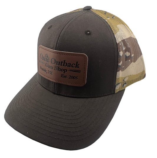 Oasis Outback - 112PM Split Brown/Desert Camo - Oasis Leather Logo