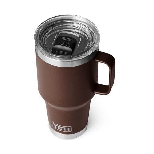 YETI Rambler 30 Oz Travel Mug with Stronghold Lid, Wetlands Brown