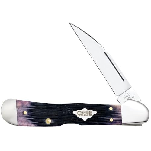 Case Cutlery CA09712: Copperlock Purple Barnboard