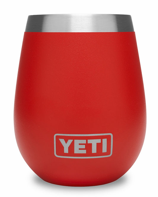 YETI Rambler 10 Oz Wine Tumbler, Vacuum Insulated, Stainless Steel, Canyon Red (2037553)