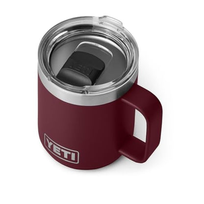 YETI Rambler 10 Oz Stackable Mug  with MagSlider Lid Wild Vine Red