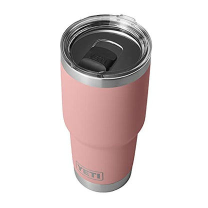 YETI Rambler 30 Oz Tumbler with MagSlider Lid, Sandstone Pink