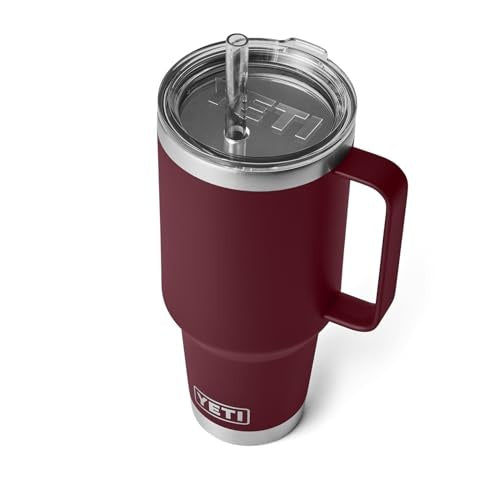YETI Rambler 42 Oz Straw Mug Wild Vine Red