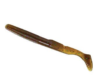 Yamamoto 31-10-221 Swim Senko 5  Cinnamon Brown with Large Black and