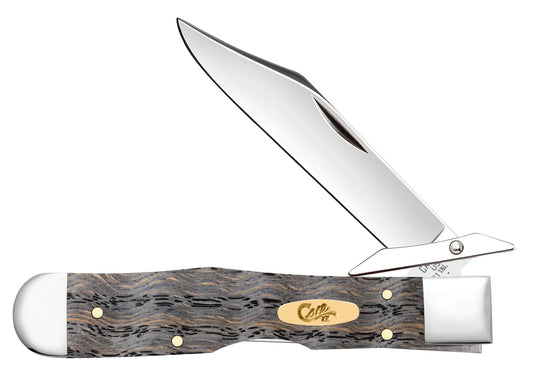 CASE - Smooth Black Curly Oak Wood Cheetah Cub