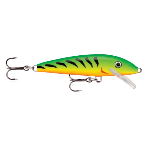 Rapala Original Floating Minnow 07 Fishing Lure 2.75  1/8oz Firetiger