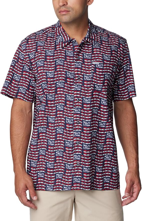 Columbia Men's PFG Trollers Best Button up Shirt