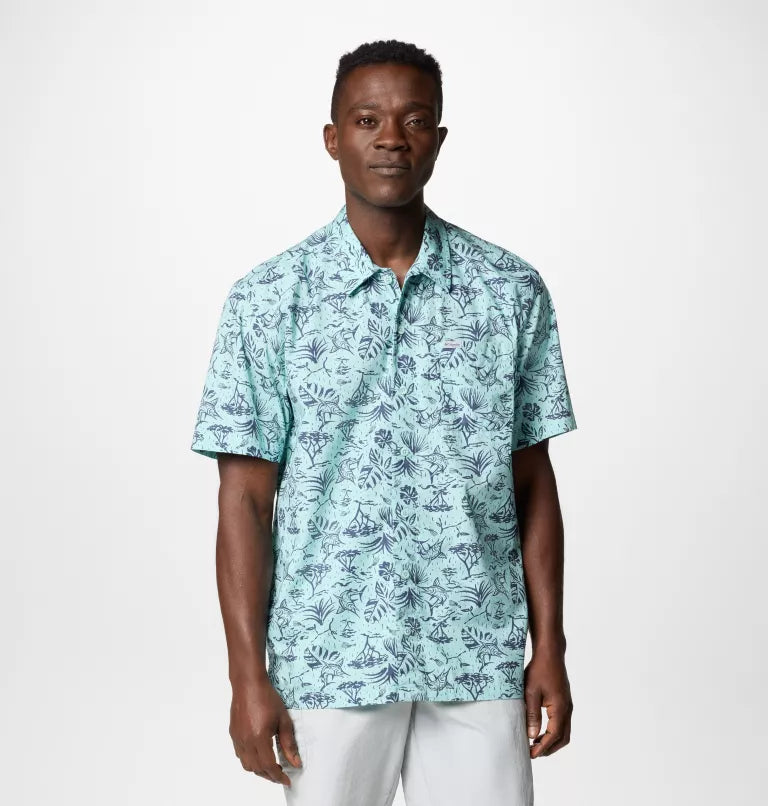 Columbia Men's PFG Trollers Best Button up Shirt
