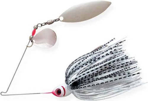 Booyah Bait Co. Bya Blade Spnrbt 3/8 Prl Wt/Sil Shd