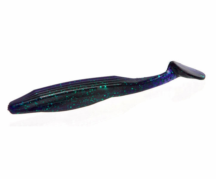 Zoom Swimmin' Super Fluke 5-1/4" Baits 5-Pack Junebug