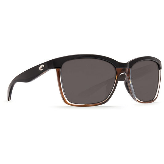 Costa Anaa Plastic Frame Gray Plastic Lens Ladies Sunglasses ANA107OGP