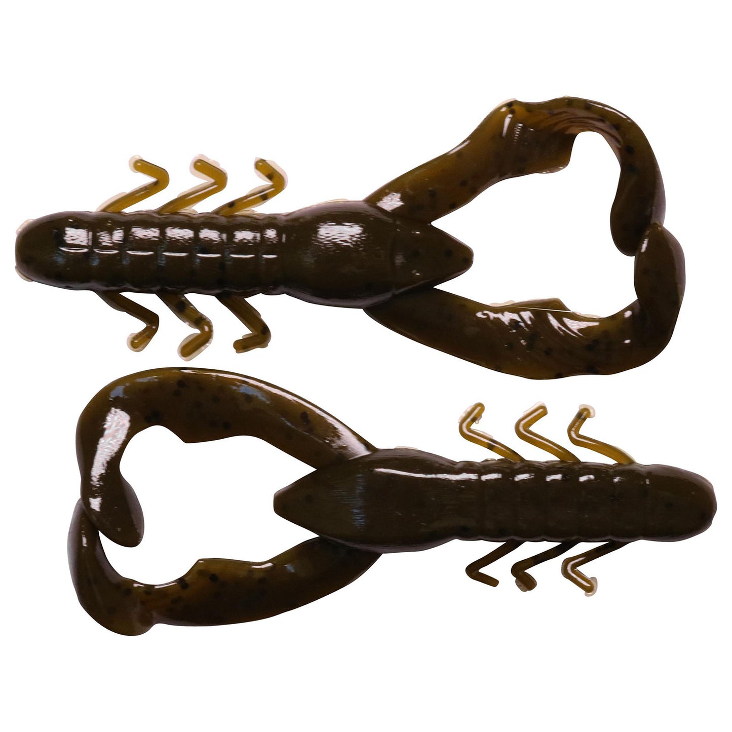 Yum Fishing Lure Christie Craw Soft Plastic Crawfish 3 1/2  Green