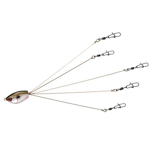 YUM Yumbrella 5 Wire Rig Fishing Lure Spinnerbait Umbrella Rig Tennessee Special 7 in