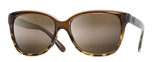 Maui Jim Starfish Sunglasses 01T - Translucent Chocolate with Tortoise - Hcl Bronze Unisex Square