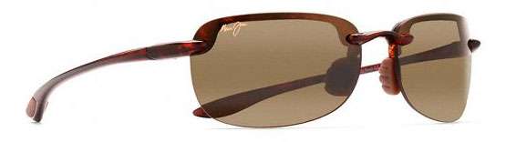 Maui Jim Sandy Beach Sunglasses 10 - Tortoise - Hcl Bronze Unisex Rectangle