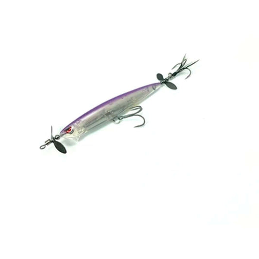 Spro SPJ80SMP Spin John 80 Smoke Purple  80Mm  Finesse Prop Bait
