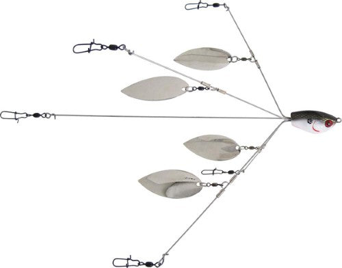 YUM Yumbrella Ultralight Flash Mob 5 Wire Fishing Spinnerbait Tennessee Shad
