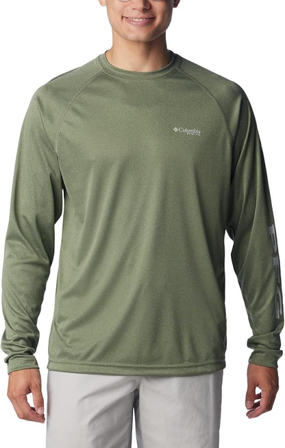 Columbia Men's PFG Terminal Tackle Heather Long Sleeve Shirt
