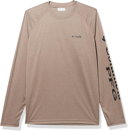 Columbia Men's PFG Terminal Tackle Heather Long Sleeve Shirt