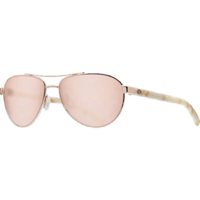 Costa Del Mar Fernandina Sunglasses - Rose Gold / Copper Silver Mirror - 580G Lens