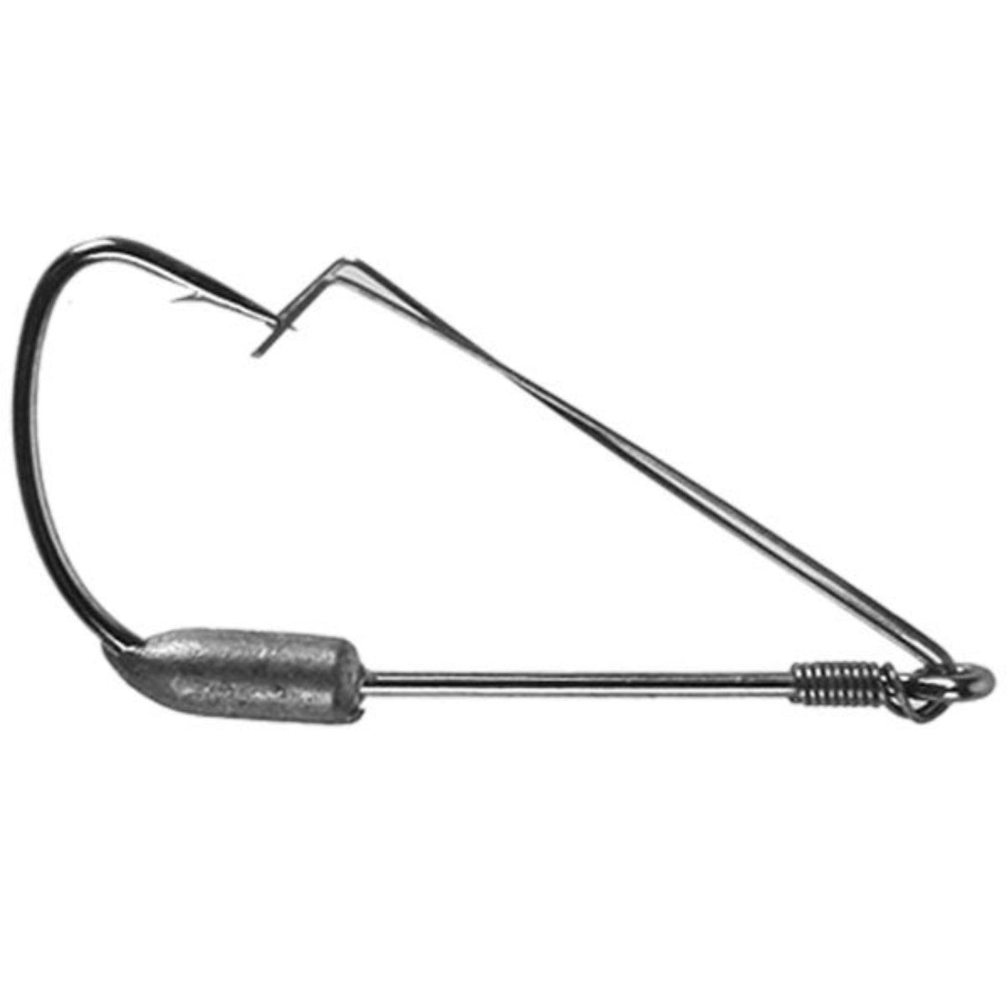 Mustad Impact SoftPlast Fine Wdls 1-16 Oz-BlkNickel 4Ct