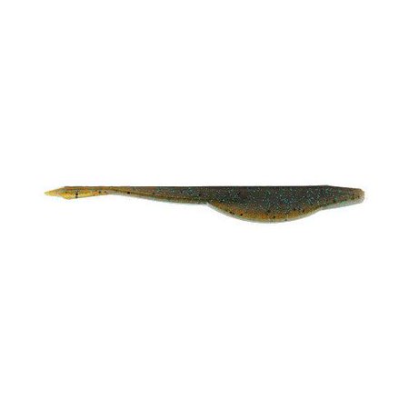 Yamamoto D Shad Bait Green Pumpkin Blue 5-Inch Multi-Colored