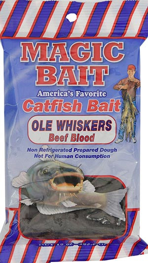 Magic Bait Ole Whiskers 10 Oz. Beef Blood Catfish Bait