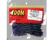 Zoom Shakey Tail Finesse Worm 6  20Pk Junebug