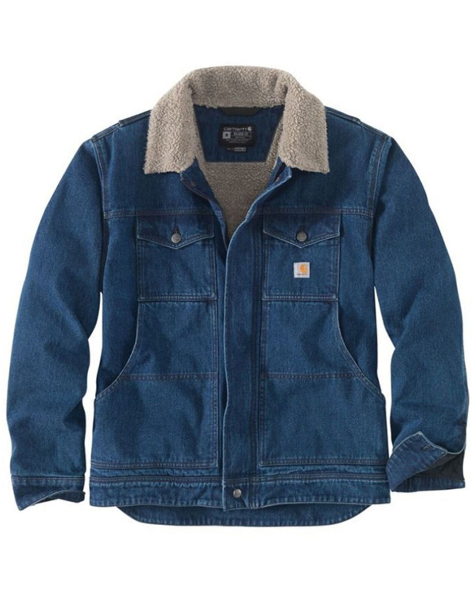 Carhartt Relaxed Fit Denim Sherpa-Lined Jacket – Oasis Outback