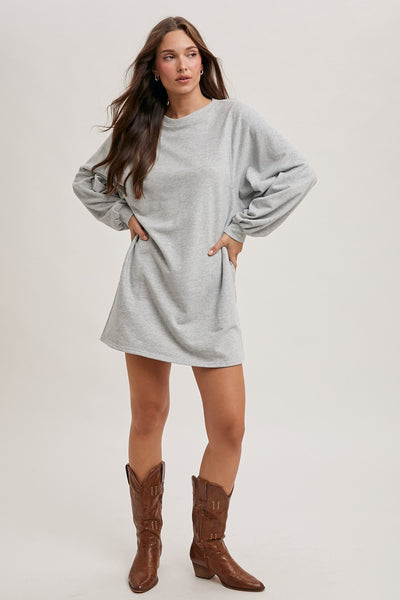 French Terry Mini Dress – Oasis Outback