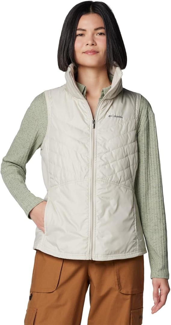 Columbia Women's Mix It Around Iii Fleece-Lined Vest - Dark Stone