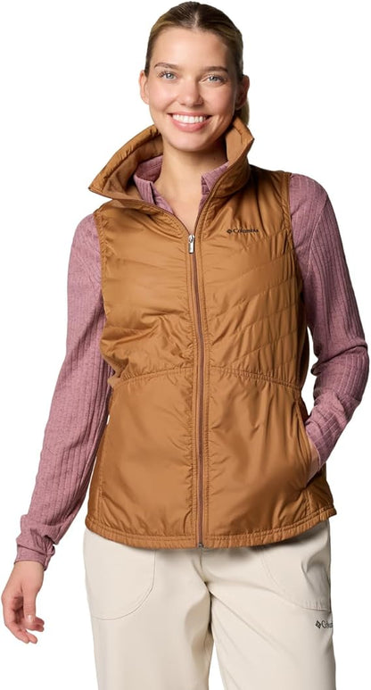 Columbia Women's Mix It Around Iii Fleece-Lined Vest - Dark Stone