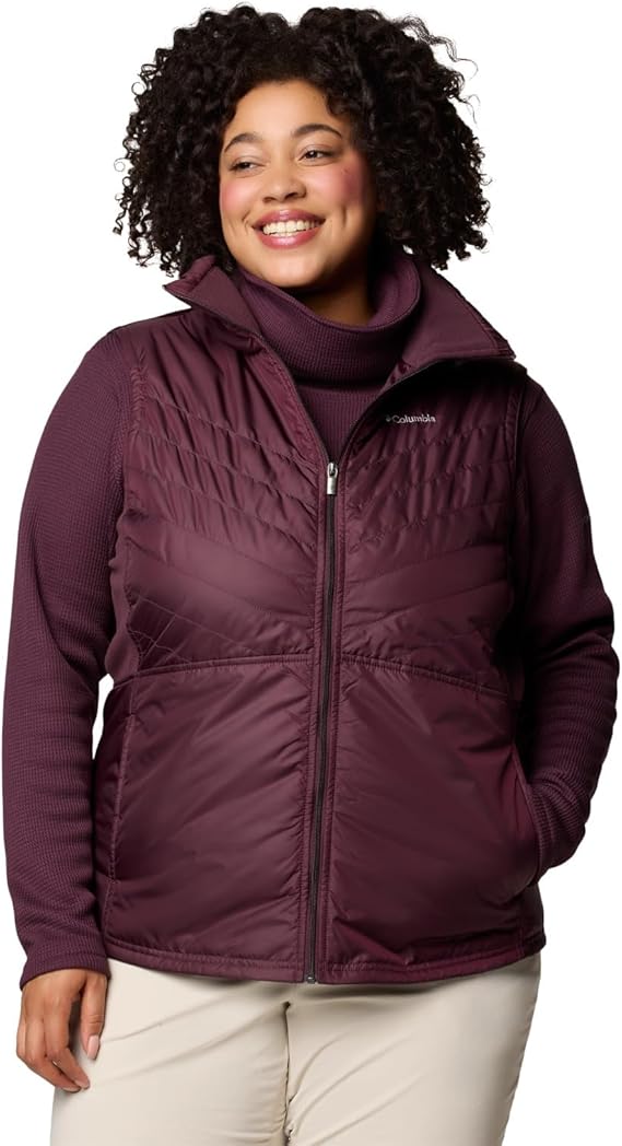 Columbia Women's Mix It Around Iii Fleece-Lined Vest - Dark Stone
