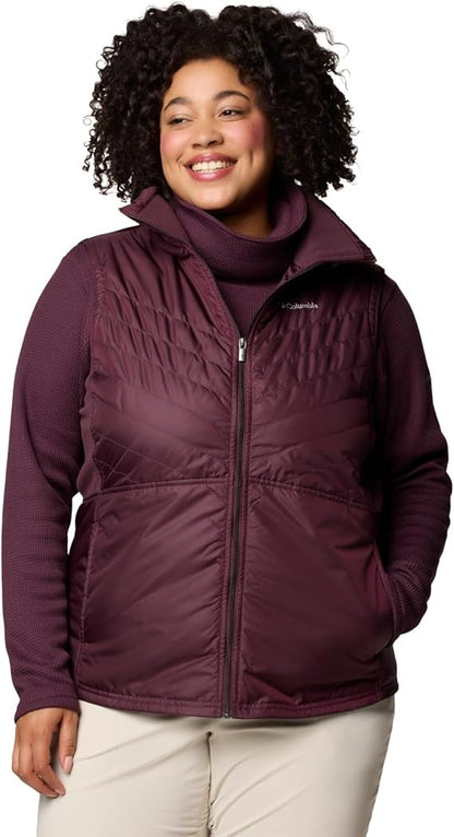 Columbia Women's Mix It Around Iii Fleece-Lined Vest - Dark Stone