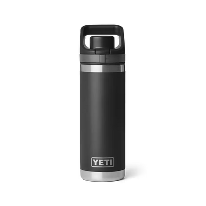 YETI - Rambler 18oz Water Bottle w/Color-Matched Flip Chug Cap - Black