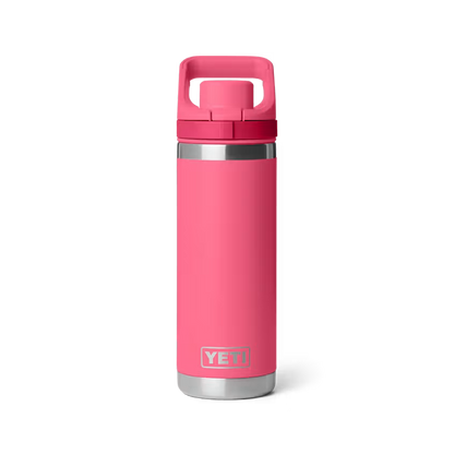 YETI - Rambler 18oz Water Bottle w/Color-Matched Flip Chug Cap - Tropical Pink