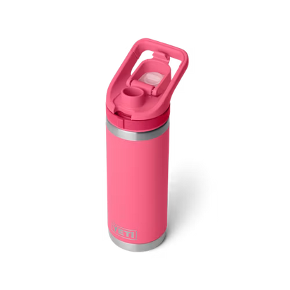 YETI - Rambler 18oz Water Bottle w/Color-Matched Flip Chug Cap - Tropical Pink