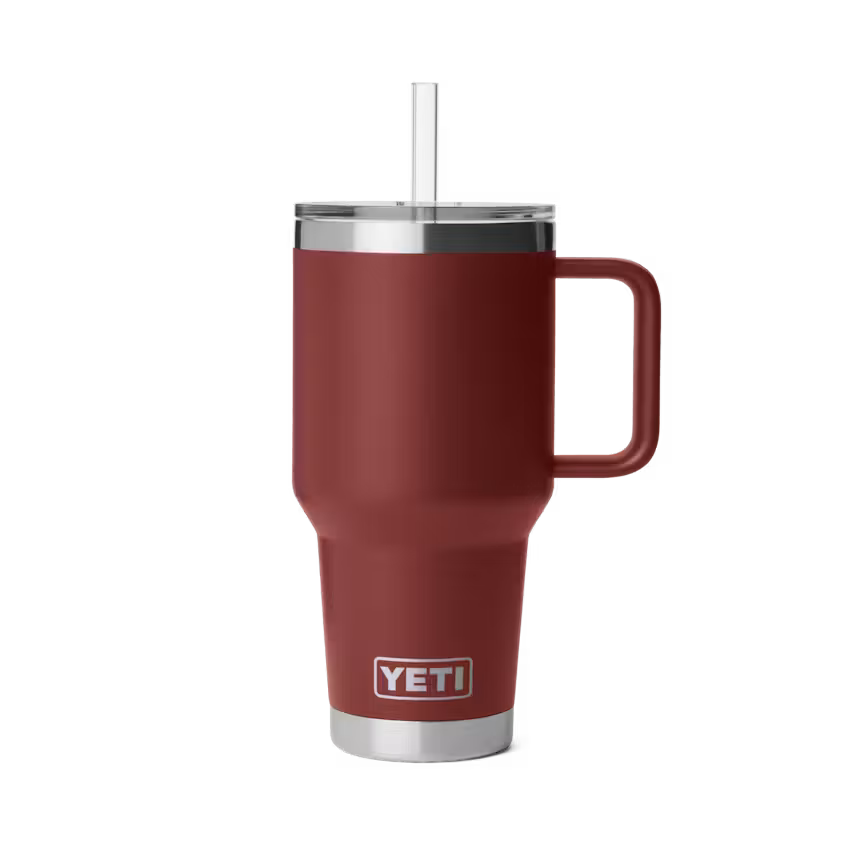 YETI RAMBLER 35OZ STARW MUG 2.0 STAG RED