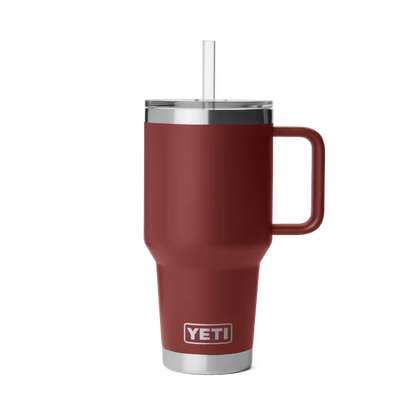 YETI RAMBLER 35OZ STARW MUG 2.0 STAG RED