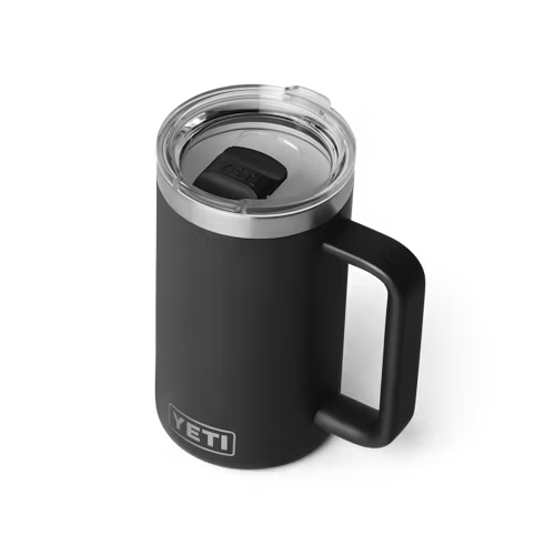 YETI - Rambler 24oz Mug w/ Durasip Ceramic Lining - Black