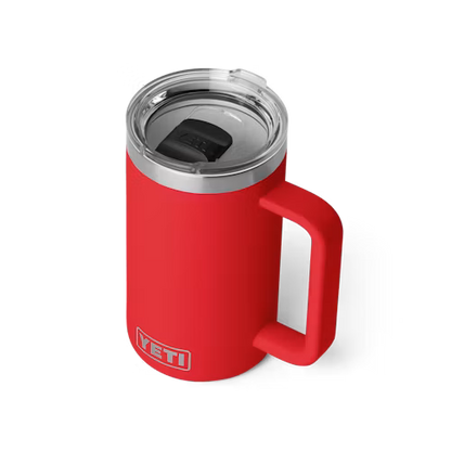 YETI - Rambler 24oz Mug w/Durasip Ceramic Lining - Rescue red