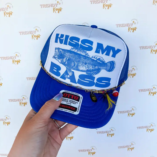 Kiss My Bass Trucker Hat