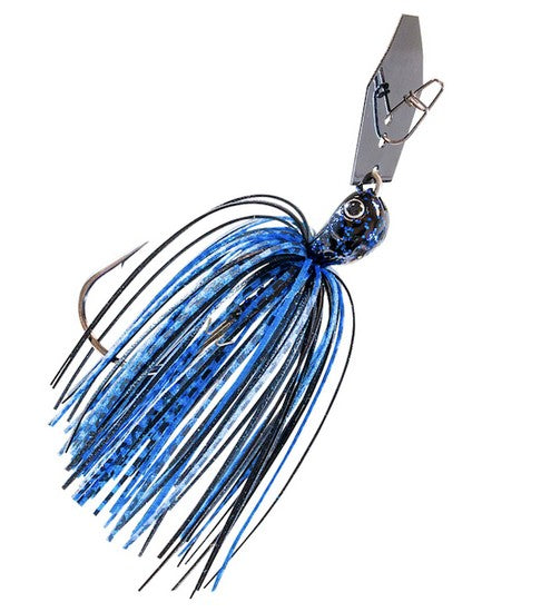 Z-Man CBJH12-06 Chatterbait Jack Hammer 1/2 Ounce Black and Blue Fishing Lure