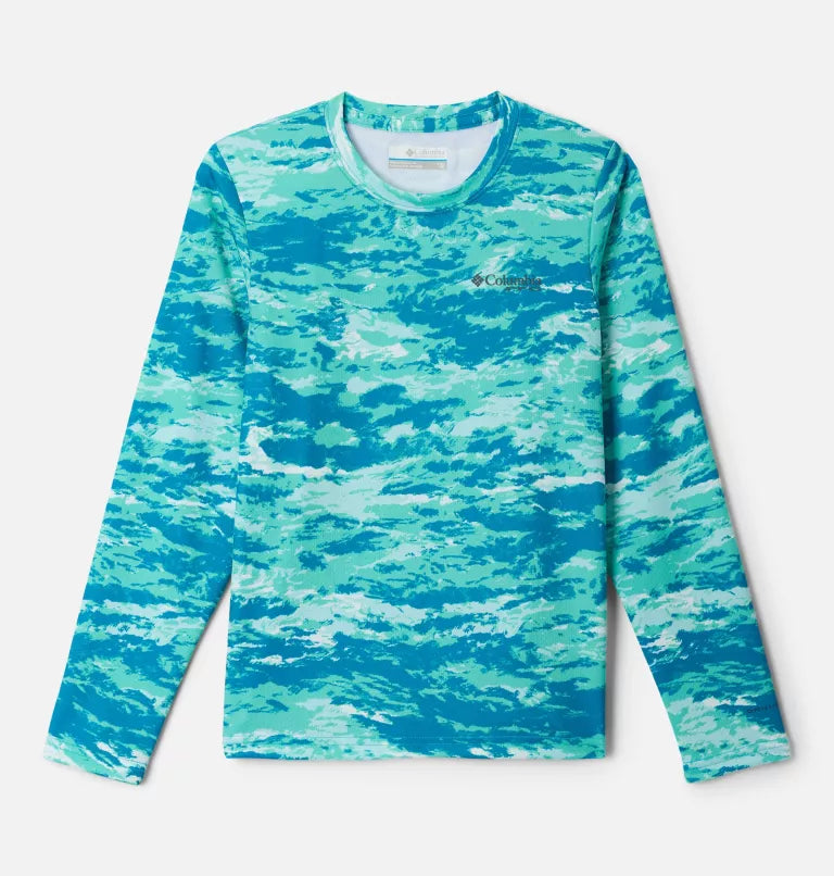 Columbia - Boys' PFG Solar Stream Printed Long Sleeve Shirt