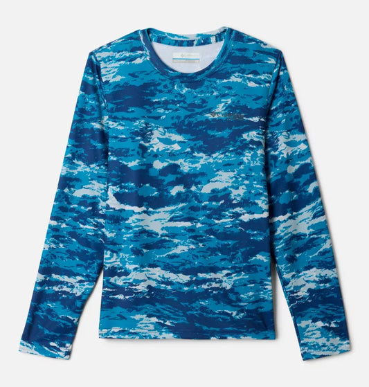 Columbia - Boys' PFG Solar Stream Printed Long Sleeve Shirt