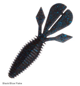 Z Man Palmetto Bugz 4   Black Blue Flake 5pk