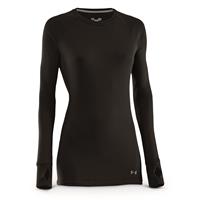 Under Armour Women's UA Base 3.0 Crew Medium Black