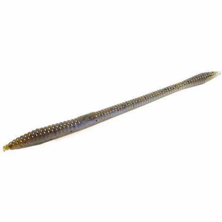 Zoom Trick Worm 6.5   Green Pumpkin BlueFlash 20p