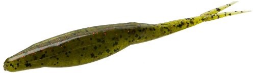 Zoom Super Fluke Freshwater Fishing Soft Bait  Watermelon Red  5 1/4   10-pack